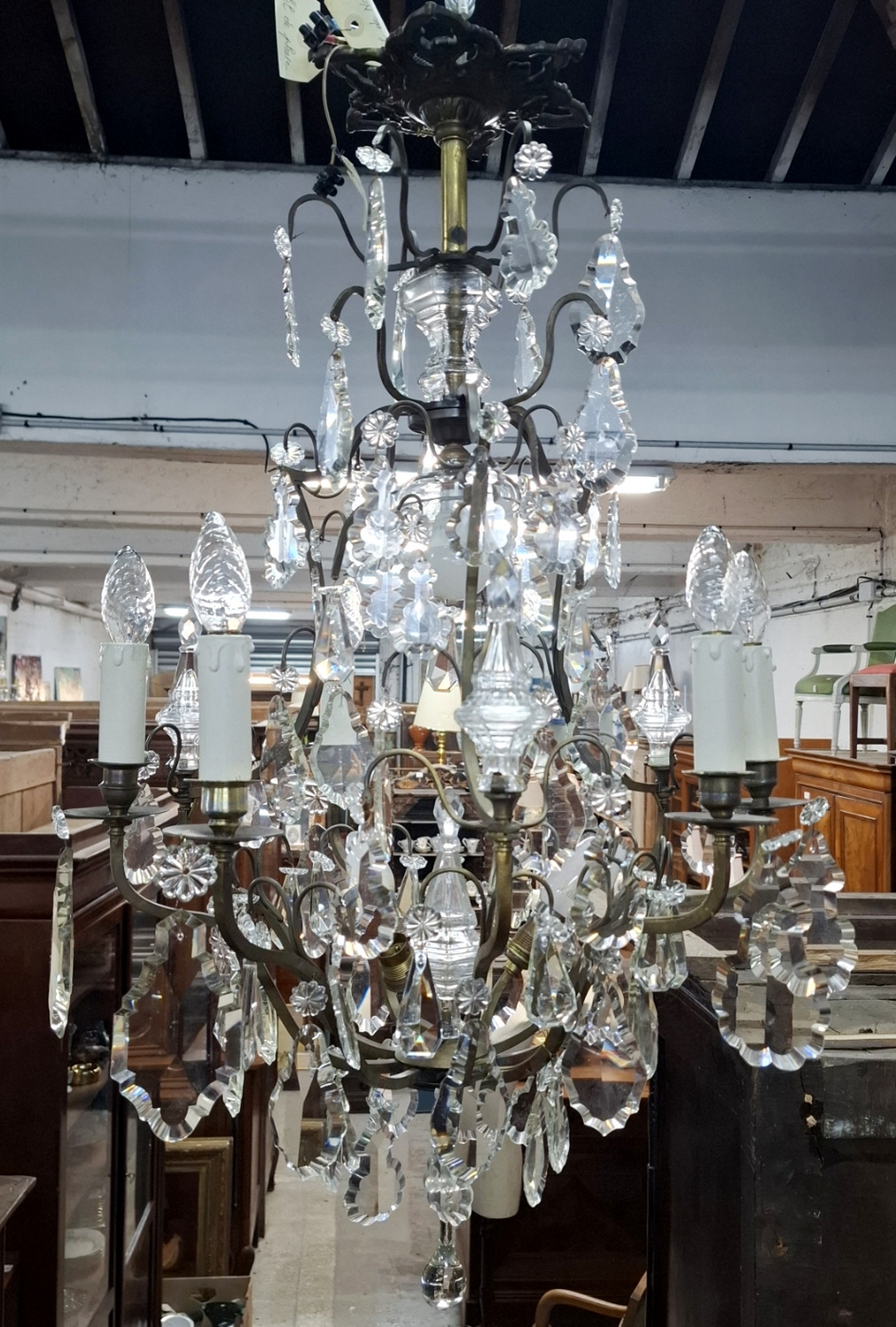 A Parisian Crystal Chandelier